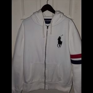 Polo zip-up hoodie